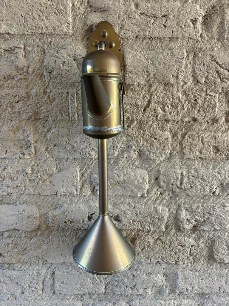 Olielamp type Snotneus, Ophalen of Verzenden, Koper of Brons