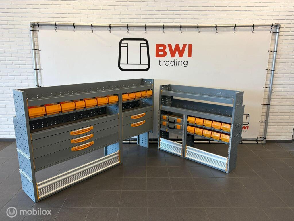 StoreVan set bedrijfswageninrichting L+R complete inrichting, Ophalen of Verzenden