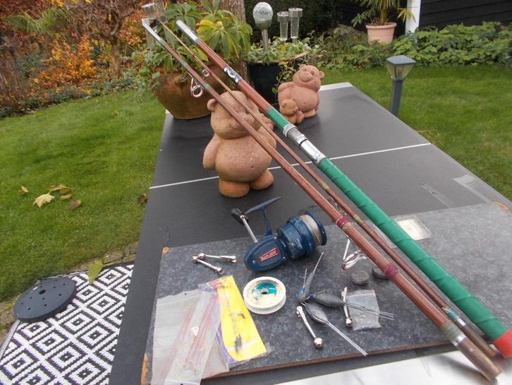 complete strand / zeehengelset, Watersport en Boten, Hengelsport | Zeevissen, Gebruikt, Complete set, Ophalen