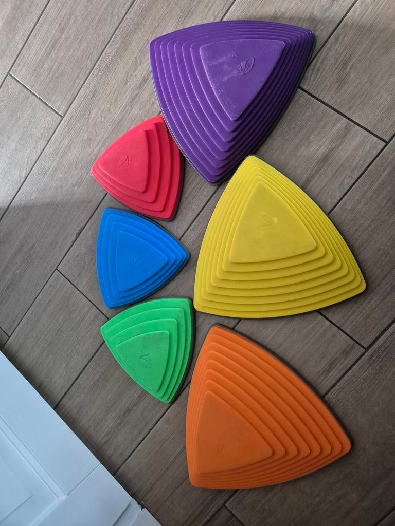 Kleurrijke stapstenen in goede staat, Ophalen, Zo goed als nieuw, Jongen of Meisje