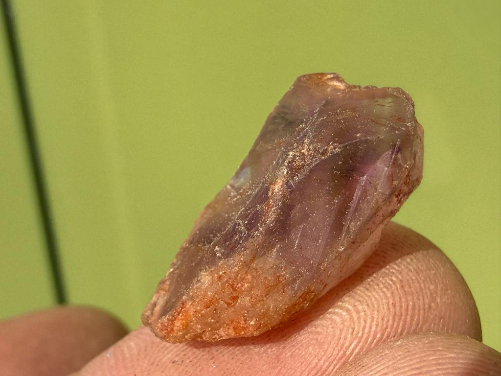 Fantoom Amethist puntje mineralen uit Bolivia W, Ophalen of Verzenden, Mineraal