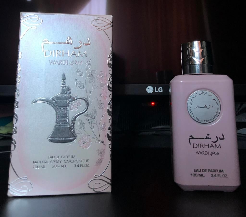 Ard al zaafaran Dirham Wardi 100ml parfum, Ophalen of Verzenden, Zo goed als nieuw