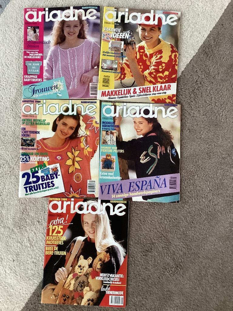Ariadne bladen, Ophalen, Gelezen, Overige typen
