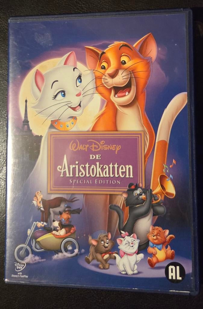 De Aristokatten: Disney Dvd, Alle leeftijden, Ophalen of Verzenden, Zo goed als nieuw, Europees