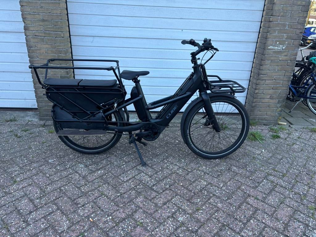 Cube Longtail HPA met kinderzitjes maar 3000 km, 55 cm of meer, Ophalen of Verzenden, Zo goed als nieuw, 57 tot 61 cm