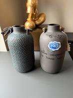 Twee Wonderable vazen 16x30 cm - Fair trade Thailand, Huis en Inrichting, Woonaccessoires | Vazen, Ophalen of Verzenden