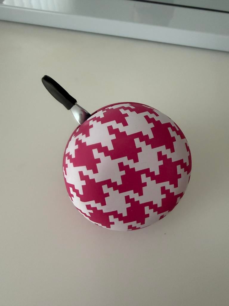 Fietsbel ding dong  80mm ( 1x ) meerdere kleuren beschikbaar, Ophalen of Verzenden, Gebruikt