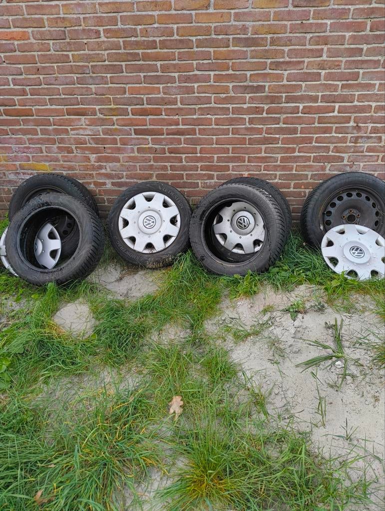 Vredestein Snowtrack 3 band en velg set 205 55 R16, Ophalen, 16 inch, Nieuw, Personenwagen