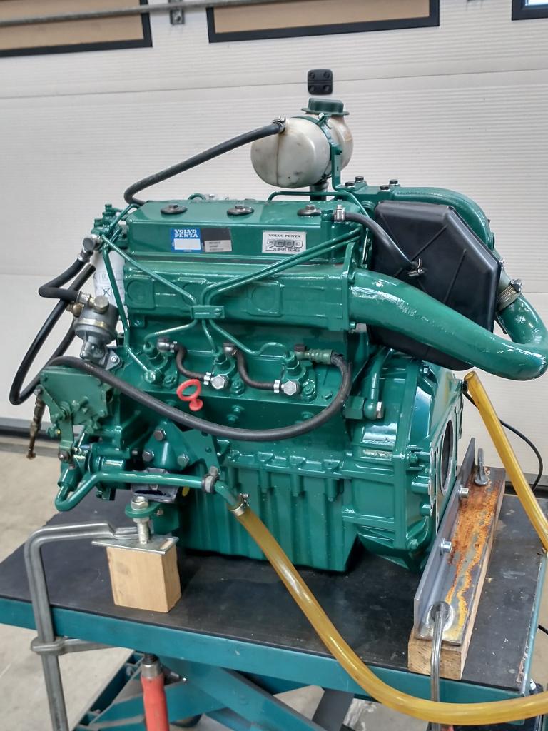 Volvo Penta 2003T – Turbo – 43 pk – gereviseerd (<10 uur), Watersport en Boten, Buiten- en Binnenboordmotoren, Ophalen, Gebruikt
