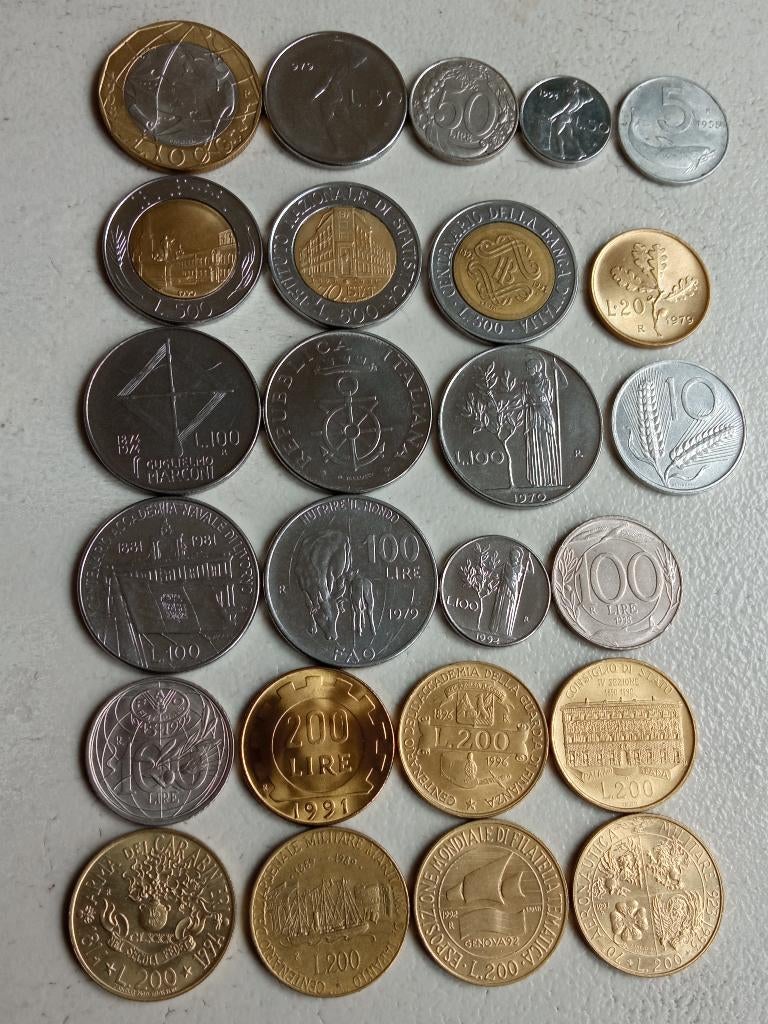 Italië lot munten., Ophalen of Verzenden, Italië, Setje