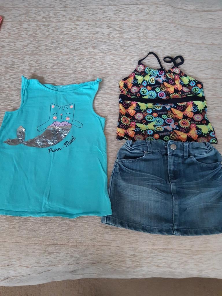 PAKKET KLEDING MEISJE MAAT 122 -128 / 128, Ophalen of Verzenden, Zo goed als nieuw, Maat 128