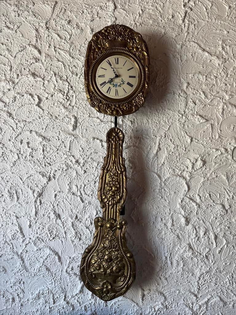 Antieke Louis Jaquine S.T. Etienne wandklok, Antiek en Kunst, Ophalen