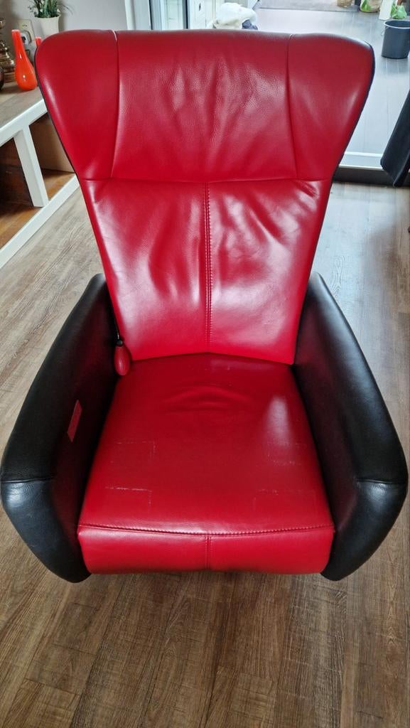 Luxe relaxfauteuil - Elektrisch verstelbaar met accu, Huis en Inrichting, Fauteuils, Ophalen, Gebruikt, Modern, Comfort, 75 tot 100 cm
