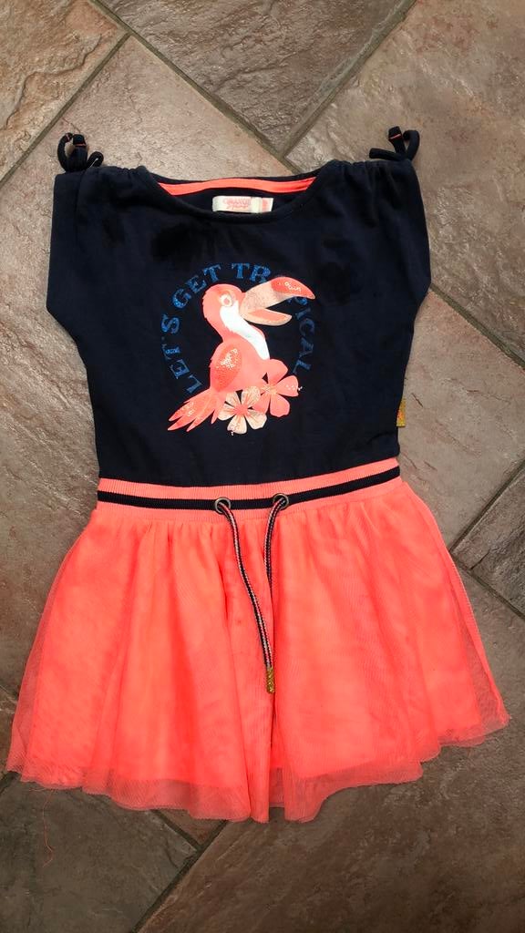 Zomerjurkje Orange stars, Ophalen of Verzenden, Zo goed als nieuw, Meisje, Jurk of Rok