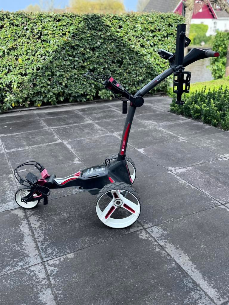 Motocaddy M1 DHC electrische golftrolley, Ophalen of Verzenden, Gebruikt, Golfkar