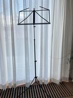 Zwart opvouwbaar ijzeren lessenaar - Zo goed als nieuw, Ophalen of Verzenden, Zo goed als nieuw, Muziekstandaard