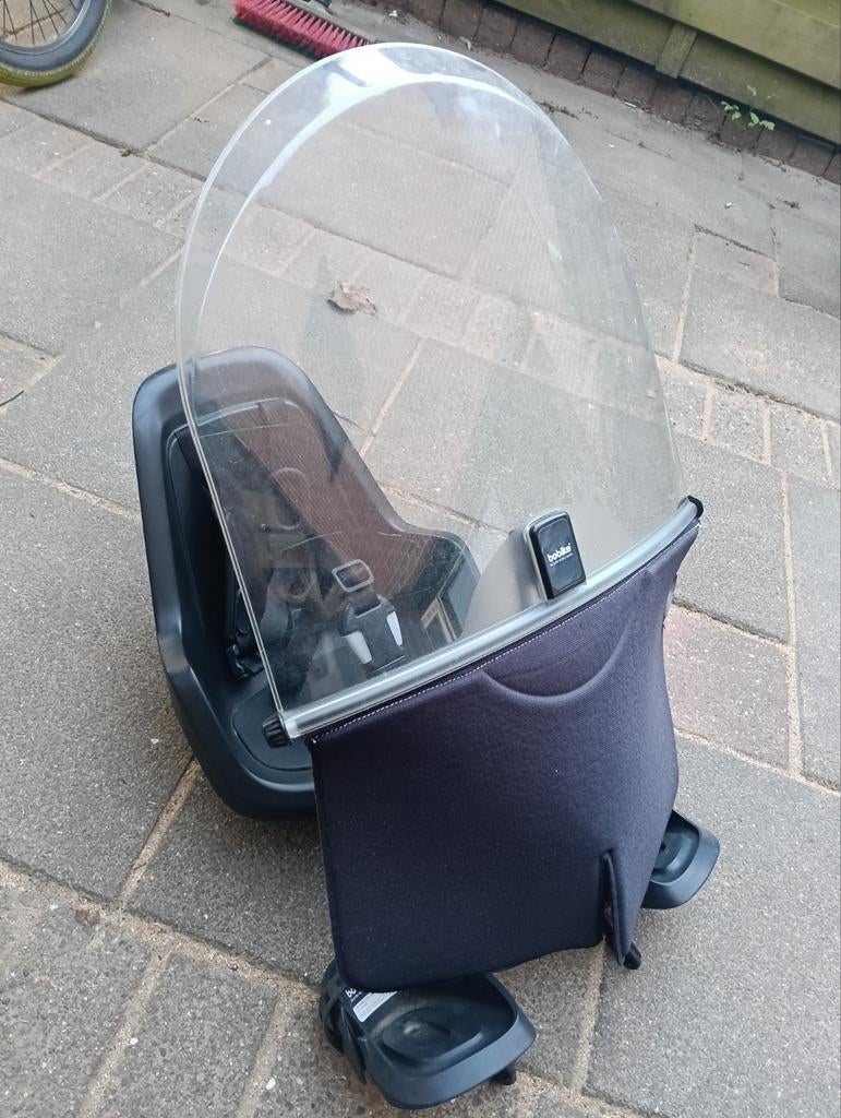 Bobike voorzitje aan stuur - netjes en gebruikt, Fietsen en Brommers, Ophalen of Verzenden, Gebruikt, Voorzitje, Bobike
