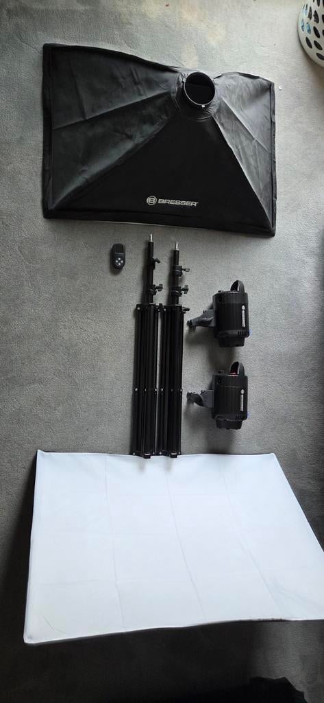 Bresser BR-128 LED Continu Lichtset met Softboxen, Ophalen