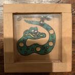 Houten spelletje in behendigheid van slang en balletjes, Ophalen of Verzenden, Nieuw