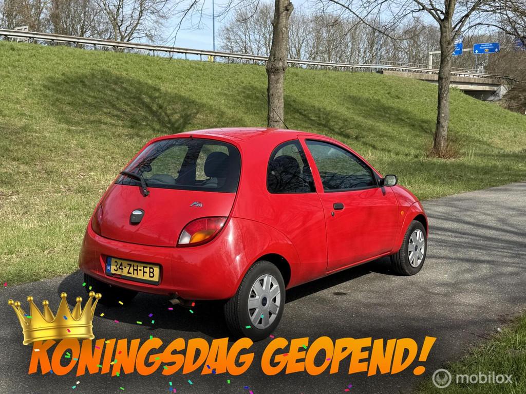 Ford Ka 1.3 Cool & Sound*AIRCO*ELEK. RAMEN*APK 02/27, Auto's, Voorwielaandrijving, 1299 cc, Stof, Gebruikt