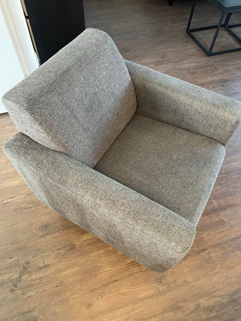 Comfortabele fauteuil - 80x80x80 cm - Kleur: 108 wood, Ophalen, Gebruikt, Stof, 75 tot 100 cm