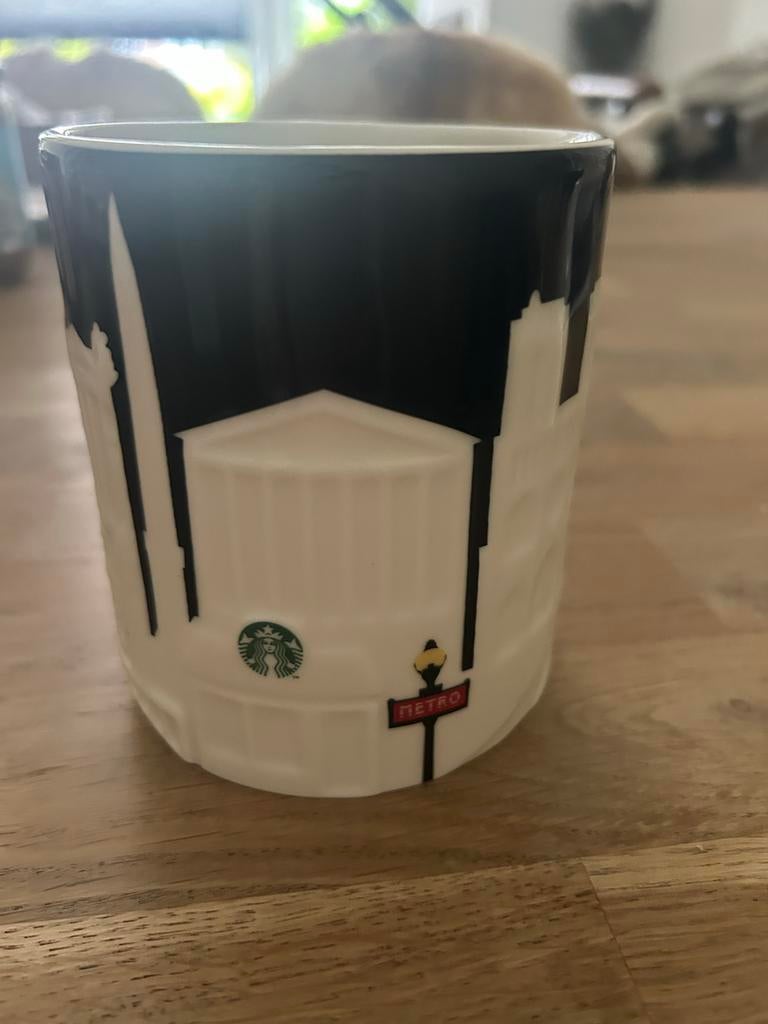 Starbucks mok Parijs - City Collection, Overige typen, Ophalen of Verzenden, Zo goed als nieuw, Steen/keramiek