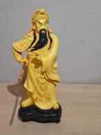 Guan Yu Beeld - Gele Chinese Krijger met Zwaard, Ophalen