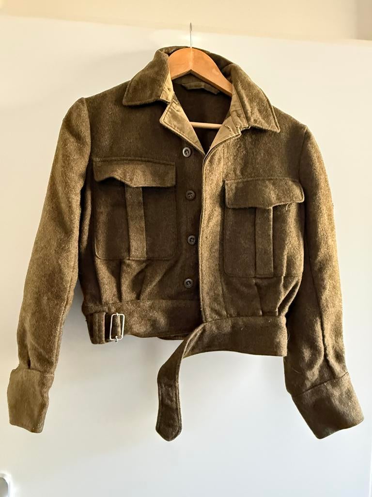 Battle dress jas en broek mvo korps mariniers, Ophalen of Verzenden, Marine, Nederland, Kleding of Schoenen