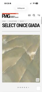 Prachtige FMG Onice Giada tegel - marmerlook groen, Ophalen, Overige materialen, 30 cm of meer, 50 tot 150 cm