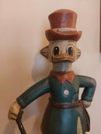 Een vintage houten beeld van oom Dagobert Duck, Ophalen of Verzenden