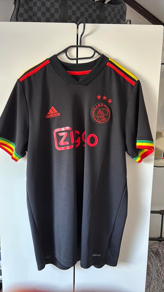 Ajax bob marley shirt 2021, Ophalen, Maat 52/54 (L), Zwart, Nieuw