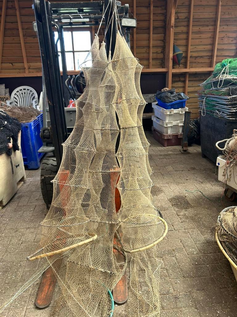 Paling fuiken, Ophalen of Verzenden, Gebruikt, Net of Fuik