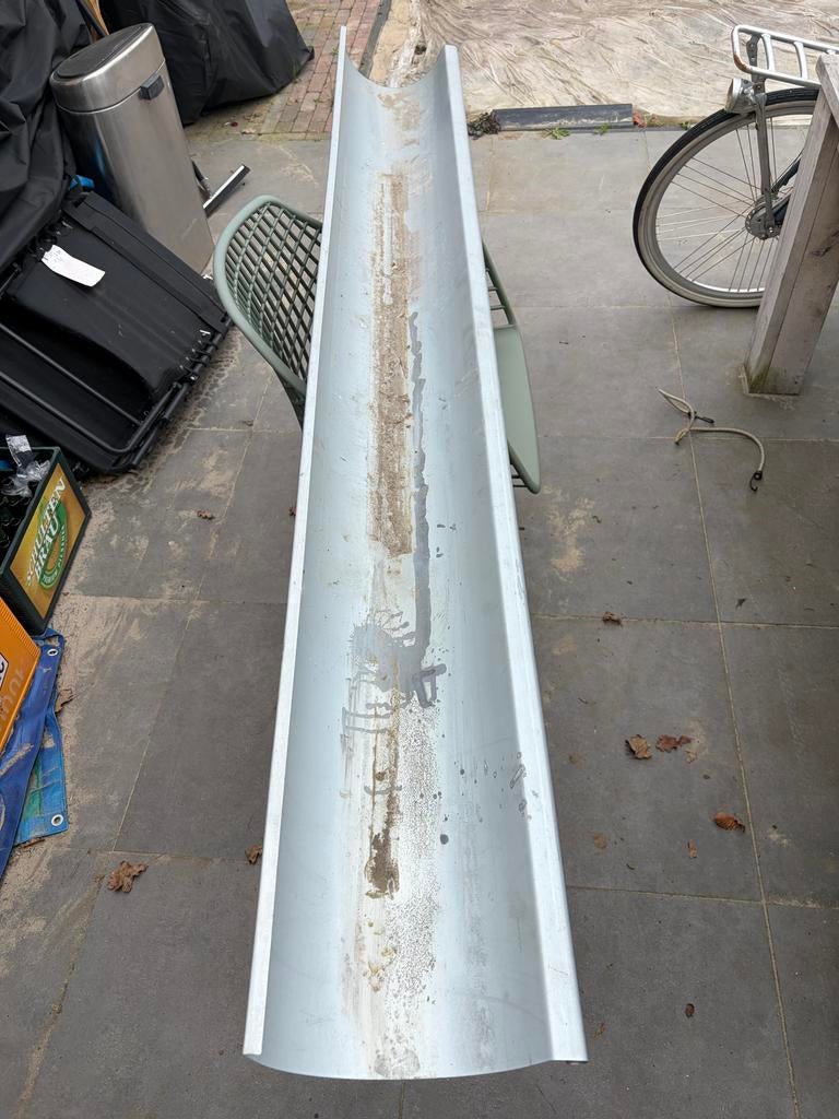 Zinken dakgoot, Ophalen, Gebruikt