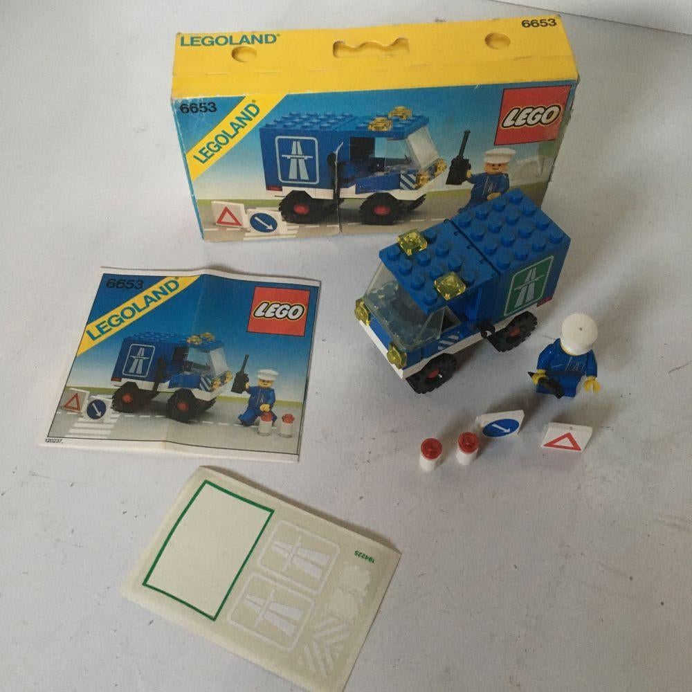 Lego Legoland - Snelweg onderhoud - 6653, Gebruikt, Lego, Ophalen of Verzenden, LEGOLAND