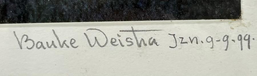 1381. Zeefdruk, Bauke Weistra - "de koperen tuin", 1999, Ophalen of Verzenden