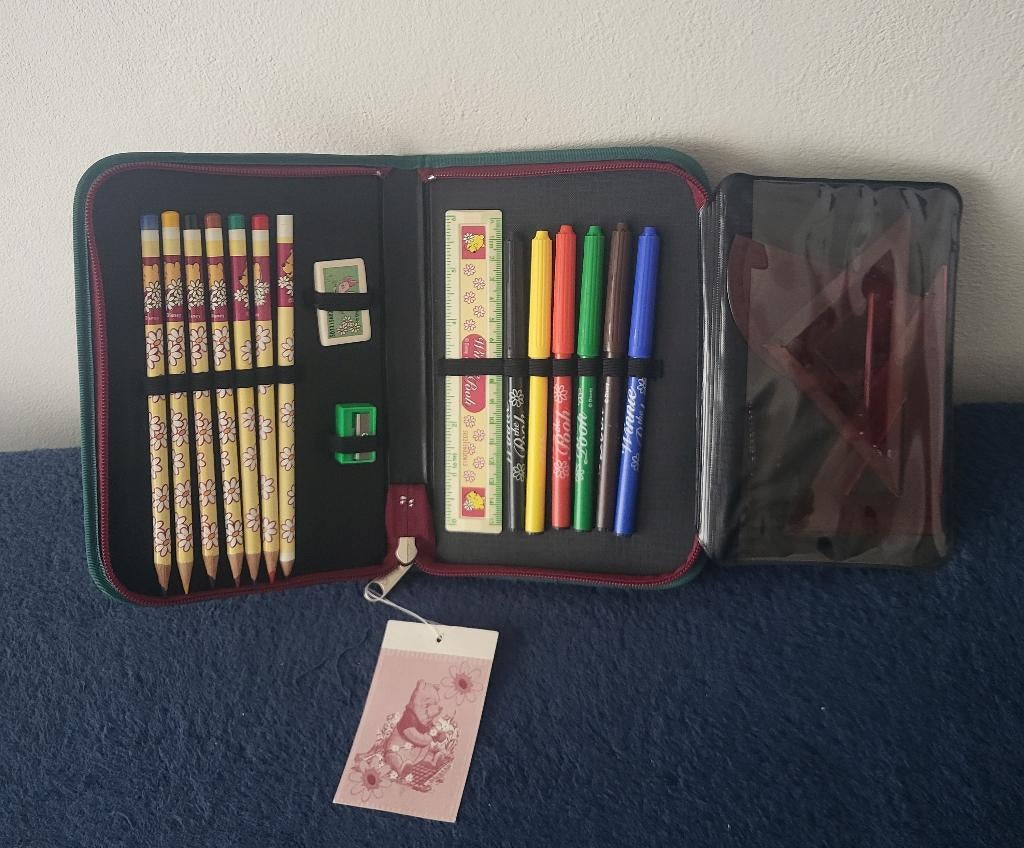 Disney kleur/teken/meet set in etui Winnie de Poeh NIEUW, Verzamelen, Disney, Verzenden, Winnie de Poeh of vrienden, Nieuw, Beeldje of Figuurtje