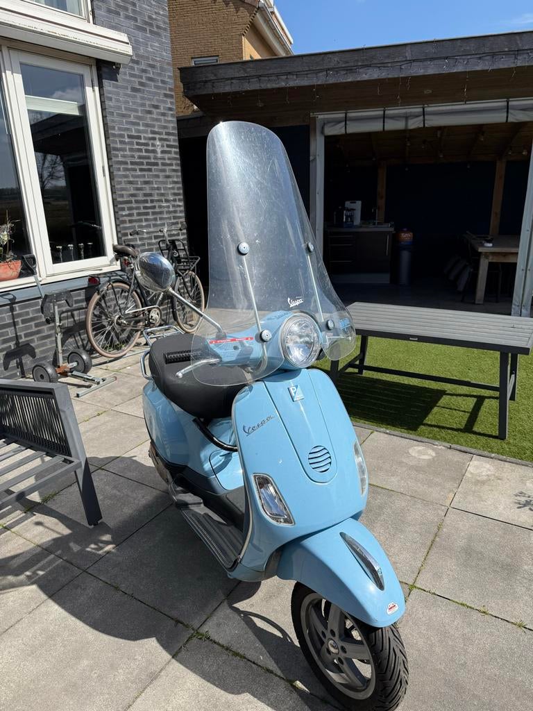 VESPA LX 50 | 2 TAKT | GELE PLAAT | BABY BLAUW, Ophalen, Gebruikt, Maximaal 45 km/u, Benzine