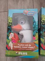 Fabeltjeskrant handpoppen: Juffrouw Ooievaar & Bor de Wolf, Ophalen, Nieuw, Jongen of Meisje