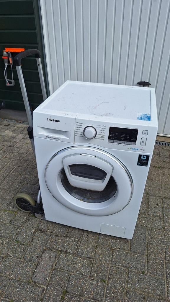 Defect - Samsung Voorlader Wasmachine WW70K5400WW, Ophalen, Gebruikt, 1200 tot 1600 toeren, 85 tot 90 cm