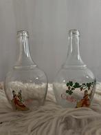 Twee glazen flesjes decoratief Fa Hooghoudt, Antiek en Kunst, Ophalen