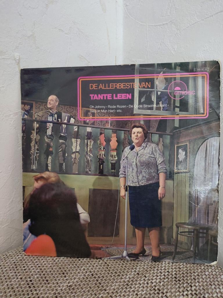 Grammofoonplaat Tante Leen - De Allerbeste Van Tante Leen, Ophalen of Verzenden, Gebruikt, 12 inch, Levenslied of Smartlap