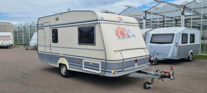 TEC Tour 450 ( incl. stallingsmogelijkheid ), Caravans en Kamperen, Caravans, Bedrijf, tot en met 4, 750 - 1000 kg, Treinzit, T.E.C.