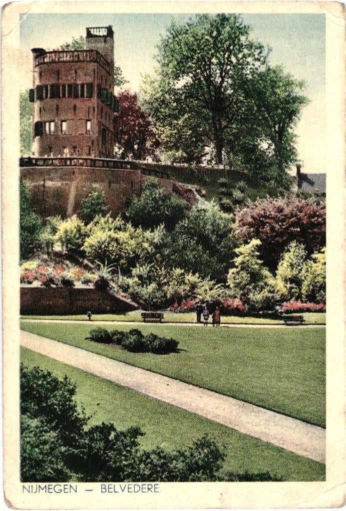 914330 Nijmegen 1956 Gelopen met postzegel