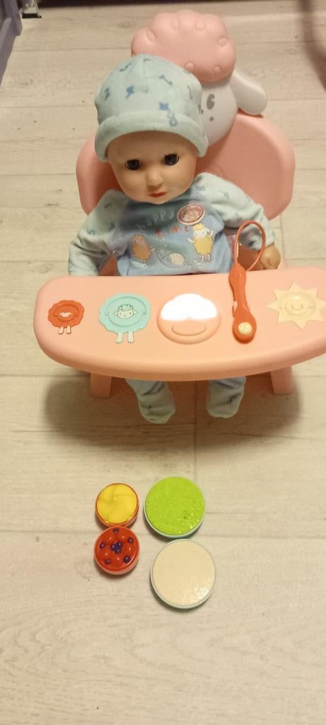 Baby annabell kinderstoeltje en babypop Alexander, Ophalen of Verzenden, Gebruikt, Babypop
