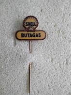 Emaille Shell Butagas speld, Ophalen of Verzenden, Transport