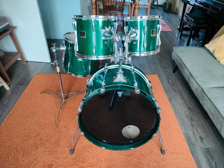 Yamaha Stage Custom 1e generatie, Marina Green, 10/12/14/22, Muziek en Instrumenten, Drumstellen en Slagwerk, Gebruikt, Yamaha