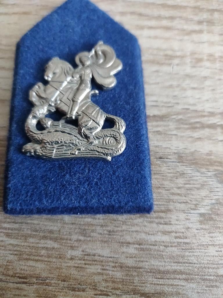 Opgelegde kraagspiegel, Verzamelen, Ophalen of Verzenden, Landmacht, Nederland