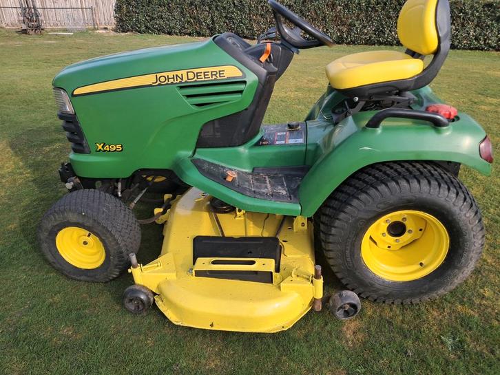 John Deere diesel grasmaaier, Tuin en Terras, Zitmaaiers, Gebruikt, 120 cm of meer, Ophalen
