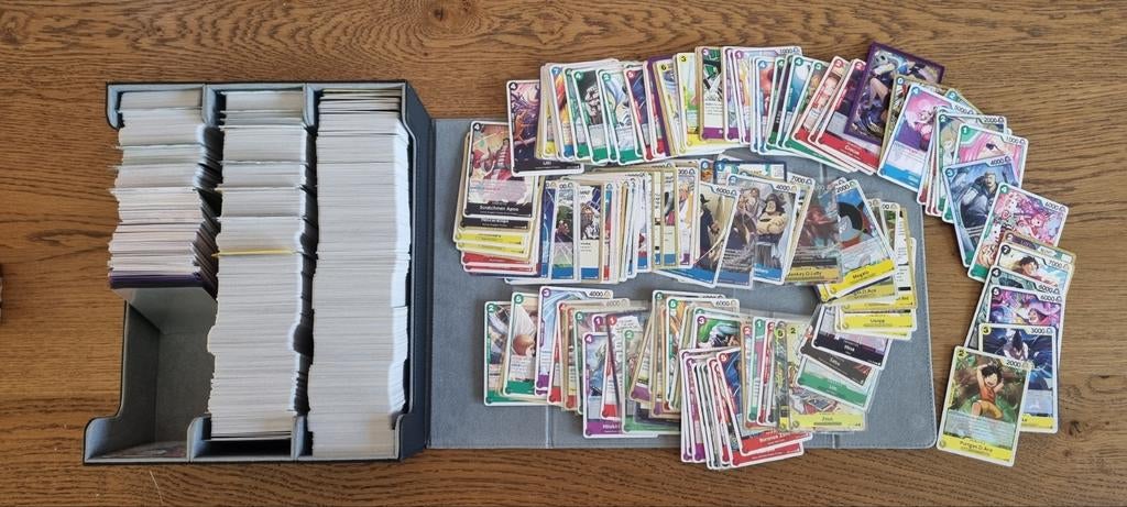 1500+ One Piece Kaarten, Ophalen of Verzenden, Gebruikt, Meerdere kaarten
