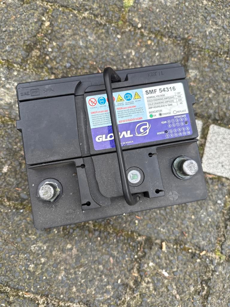 Auto accu Renault Twingo 2008, Ophalen of Verzenden, Gebruikt, Renault